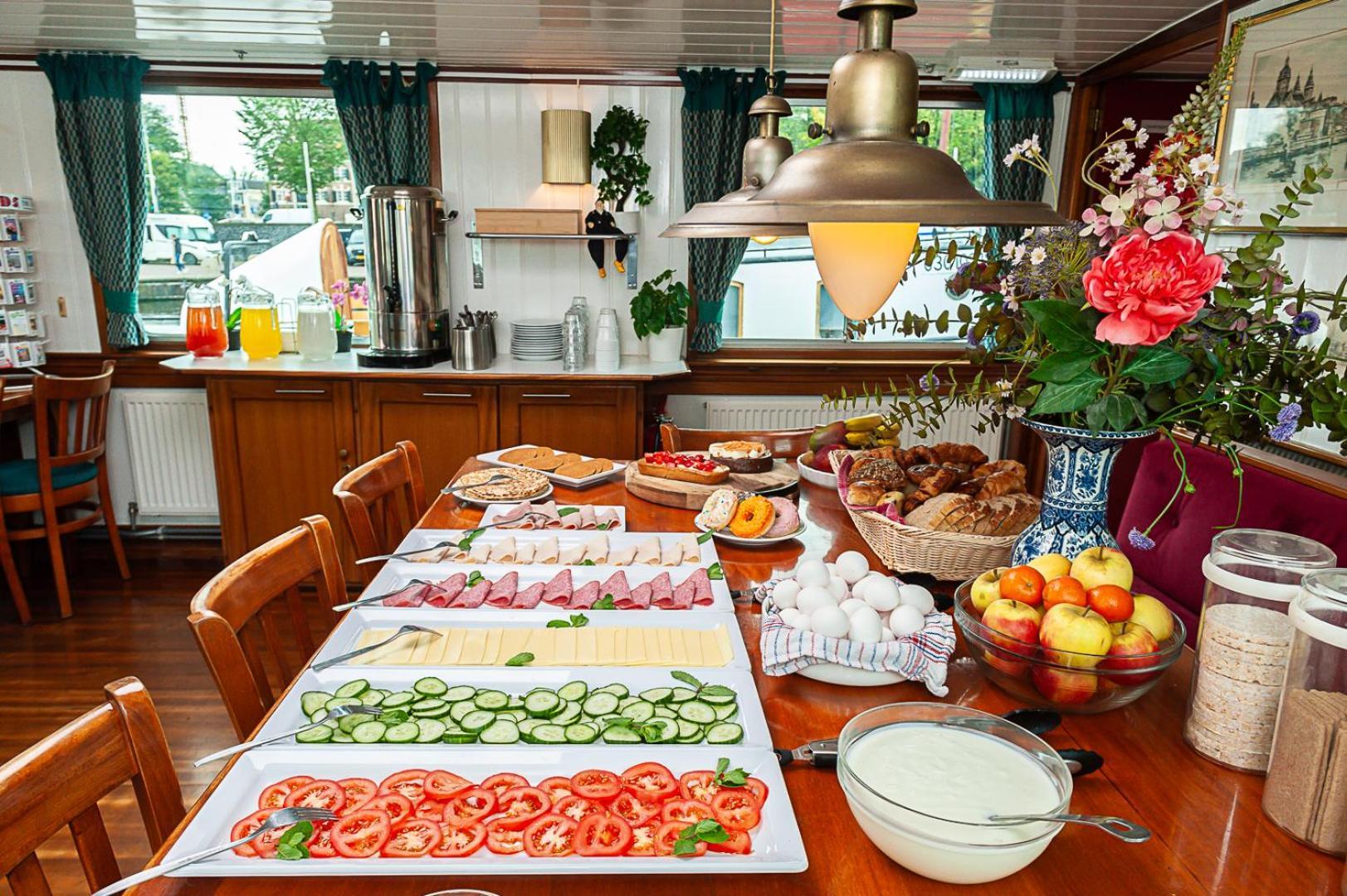 Amsterdam Hotelboat מראה חיצוני תמונה